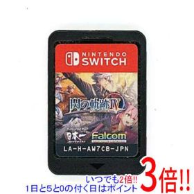 【中古】英雄伝説 閃の軌跡IV Nintendo Switch ソフトのみ