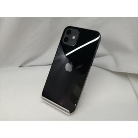 【中古】Apple docomo 【SIMロック解除済み】 iPhone 12 64GB ブラック MGHN3J/A【札幌】保証期間１週間【ランクC】