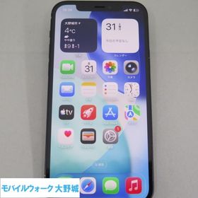 iPhone 12 64GB ブラック SoftBank SIMロック解除済 中古品