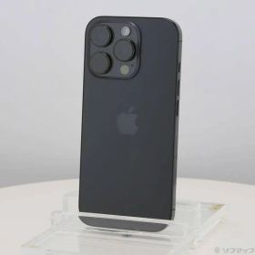 ソフマップ 〔中古品〕 iPhone16 Pro 128GB ブラックチタニウム MYMV3J／A SIMフリー【344】