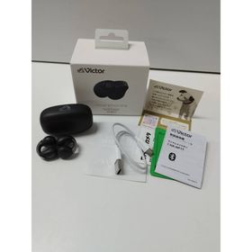 【美品】Victor nearphones HA-NP1T/イヤホン/ブラック(ヘッドフォン/イヤフォン)