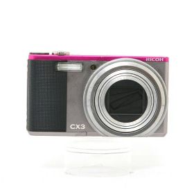 【中古】 (リコー) RICOH CX3 ツートン(グレーXピンク)【中古カメラ コンパクトデジカメ】 ランク：B