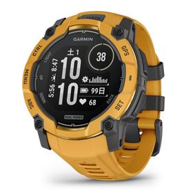 ガーミン GARMIN スマートウォッチ Instinct 3 Dual Power 50mm Sunburst