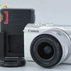 【中古】Canon キヤノン EOS M100 EF-M 15-45 IS STM レンズキット ホワイト