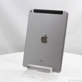 【中古】SoftBank iPad Air 2 64GB スペースグレイ MGHX2J／A SoftBank 【196-ud】