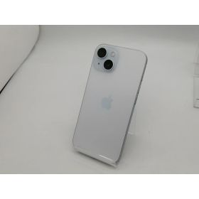 【中古】Apple au 【SIMフリー】 iPhone 15 128GB ブルー MTML3J/A【広島】保証期間1ヶ月【ランクB】