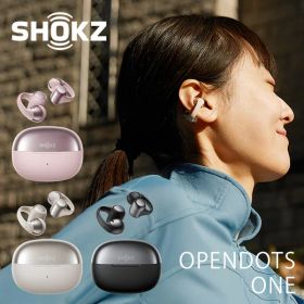 【レビュー特典付】SHOKZ OPENDOTS ONE｜イヤーカフ型イヤホン オープンドッツ ショックス ワイヤレスイヤホン オープンイヤー バッテリー長持ち イヤフォン 耳掛け型 軽量【送料無料】【ポイント10倍】【p0511】【海外×】【着後G】