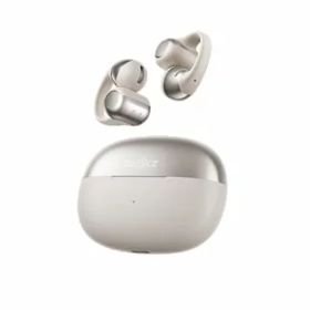 Shokz (ショックス) OpenDots ONE イヤーカフ ワイヤレスイヤホン オープンイヤー イヤホン Dolby Audio対応 / 合計40時間再生 / 音漏れ抑制技術/Bluetooth マルチポイント接続 IP54防水 専用アプリ マイク付き 急速充電対応 ワイヤレス充電 耳を塞がない 耳挟み式 グレー