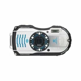 【中古】Pentax WG-3 16MP ホワイト 防水 耐衝撃 クラッシュプルーフデジタルカメラ。