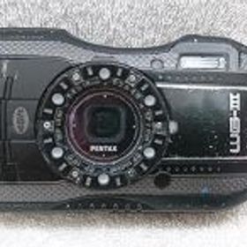 【中古】(非常に良い)PENTAX 防水デジタルカメラ PENTAX WG-3 ブラック 1cmマクロ マクロスタンド付属 LEDライト PENTAX WG-3BK 12685