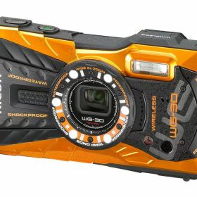 【中古】RICOH 防水デジタルカメラ RICOH WG-30W カーボングレー 防水12m耐ショック1.5m耐寒-10度 RICOH WG-30W GL 04621