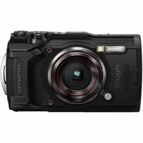【中古】 オリンパス OLYMPUS デジタルカメラ Tough TG-6 ブラック 1200万画素CMOS F2.0 15m 防水 100kgf耐荷重 GPS 内蔵Wi-Fi TG-6BLK 当店保証30日間 人気 ミラーレス 一眼レフ 交換レンズ