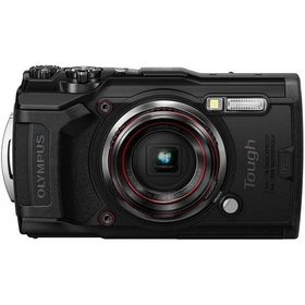【中古】オリンパス OLYMPUS デジタルカメラ Tough TG-6 ブラック 1200万画素CMOS F2.0 15m 防水 100kgf耐荷重 GPS 内蔵Wi-Fi TG-6BLK当店保証30日間 人気モデル 高画質 売れ筋