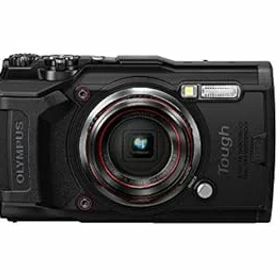 【中古】OM SYSTEM/オリンパス OLYMPUS デジタルカメラ Tough TG-6 ブラック 1200万画素CMOS F2.0 15m 防水 100kgf耐荷重 GPS 内蔵Wi-Fi TG-6BLK