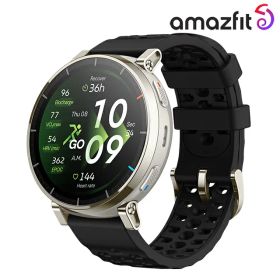 アマズフィット アクティブ 3 プレミアム 充電式クォーツ スマートウォッチ ブランド メンズ レディース ランニングウォッチ Bluetooth Amazfit SP170082-C248 デジタル ブラック 黒
