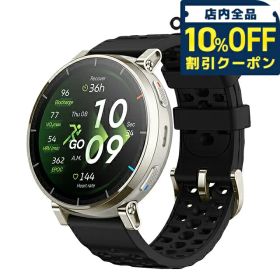 ＼10%OFFクーポン★21日10時まで／ アマズフィット アクティブ 3 プレミアム 充電式クォーツ スマートウォッチ ブランド メンズ レディース ランニングウォッチ Bluetooth Amazfit SP170082-C248 デジタル ブラック 黒