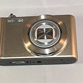 【中古】CASIO デジタルカメラ EXILIM EX-ZS190GD 広角24mm 光学12倍ズーム プレミアムオート 1610万画素 ゴールド
