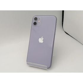 【中古】Apple au 【SIMロック解除済み】 iPhone 11 64GB パープル MWLX2J/A【広島本通】保証期間1ヶ月【ランクC】