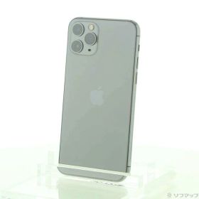 【中古】Apple(アップル) iPhone11 Pro 64GB スペースグレイ MWC22J／A SoftBank 【262-ud】