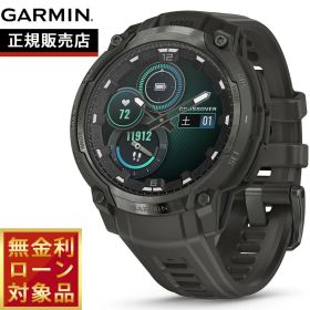 【エントリーでポイント+2倍！本日限定！】【期間限定価格】ガーミン GARMIN Instinct Crossover AMOLED インスティンクト クロスオーバー アモレッド GPS スマートウォッチ 腕時計 010-03398-30 Charcoal Grey【2025 新作】