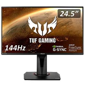 【中古】 ASUS TUF Gaming ゲーミングモニター VG259Q 24.5インチ フルHD IPS 144Hz 1ms HDMI×2 ポートDP Adaptive-sync ELMB