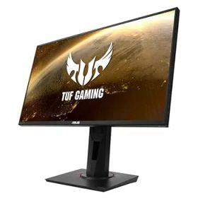 【中古】【未使用】ASUSTek ゲーミングモニター TUF Gaming VG259QR 24.5インチ/フルHD/IPS/165Hz/1ms/PS5対応/G-Sync compatible/DP,HDMIx2/3年保証