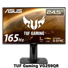 【中古】 ASUS ゲーミングモニター 24.5型 TUF Gaming VG259QR フルHD 1920 x 1080 高速リフレッシュレート165Hz G-SYNC