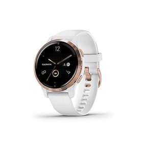 GARMIN(ガーミン) スマートウォッチ GPS Venu 2S White/Rose Gold【日本正規品】 010-02429-63 小