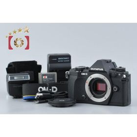 【中古】OLYMPUS オリンパス OM-D E-M5 Mark II ブラック ミラーレス一眼カメラ シャッター回数僅少