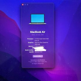 MacBook Air (Retina, 13-inch, 2020)