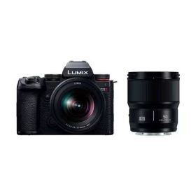 【納期約1ヶ月以上】◎Panasonic DC-S5M2W LUMIX S5II ミラーレス一眼カメラ ダブルレンズキット ブラック DCS5M2W