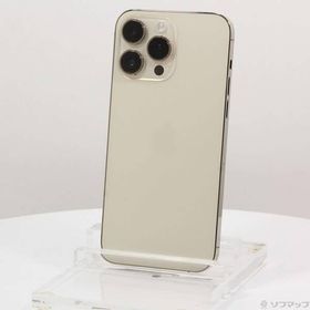 〔中古〕Apple(アップル) iPhone14 Pro Max 1TB ゴールド MQ9M3J／A SIMフリー〔262-ud〕