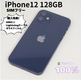 【良品】 iPhone12 ブラック 128GB 本体 SIMフリー 100%
