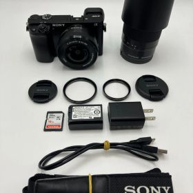 【動作確認済】SONY α6000 ダブルレンズキット 16-50mm + 55-210mm
