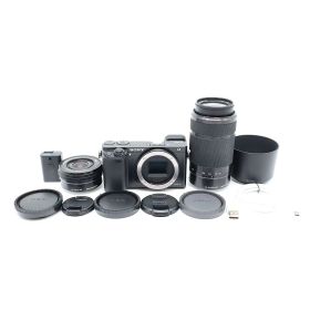 ショット数471枚！■極上品■ SONY α6000 ダブルズームレンズキット ブラック ILCE-6000Y