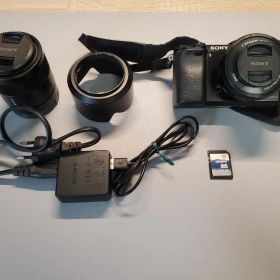 SONYα6000 レンズ2本セット動作確認済 SEL24F18Z 16-50付