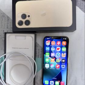 【美品】iPhone 13 Pro 256GB ゴールド バッテリー91%