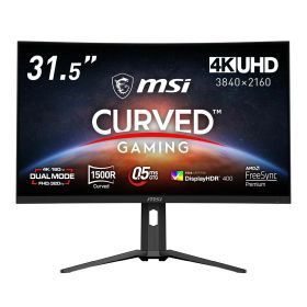 【お取り寄せ】MSI (MAG-321CUPDF) 31.5インチ 160Hz 4K UHDゲーミングモニター (湾曲1500R /3840 x 2160 (160Hz) /HDMI2.1 /Displayport1.4a /USB Type-C)