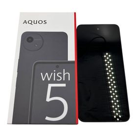 ■美品 AQUOS wish5 SH-52F ブラック docomo スマートフォン 本体 初期化済 動作確認済2430577