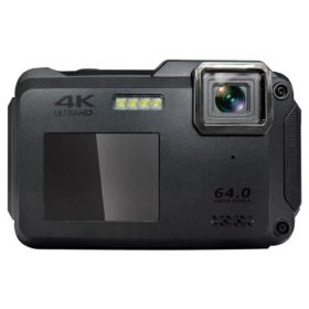 高橋国際商事 TAKA WORLD TT-WD1300B ブラック Bluemake4K防水コンパクトデジタルカメラ1300万画素防水 防塵 耐衝撃 TTWD1300B