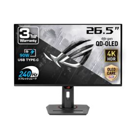 【エントリーで最大2万ポイント当たる｜6/25まで】 ASUS｜エイスース USB-C接続 ゲーミングモニター ROG Strix OLED XG27UCDMG [26.5型 /有機EL 4K(3840×2160） /ワイド /240Hz]