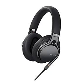 【中古】【輸入品・未使用】ソニー SONY ヘッドホン MDR-1AM2 B : ハイレゾ 密閉型 折りたたみ式 ケーブル着脱式/バランス接続 Φ4.4ケーブル同梱 リモコン/マイク付き 2018