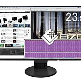 【中古】EIZO FlexScan 23.8インチ ディスプレイ モニター (フルHD／IPSパネル／ノングレア／ブラック EV2451-RBK