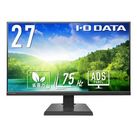 アイ・オー・データ機器｜I-O DATA 液晶ディスプレイ(27型/ADS/FullHD 1920×1080/75Hz/5ms/HDMI/D-sub/VESA/5年保証・無輝点保証)(ブラック) アイオーデータ LCD-A271DBX