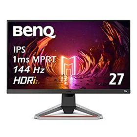 【中古】BenQ MOBIUZ ゲーミングモニター EX2510 (24.5型/IPS/フルHD/144Hz/1ms/HDRi/treVoloスピーカー/sRGB 99%/高さ調整/3種のゲーム専用モード)
