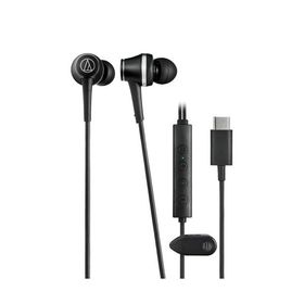 イヤホン Type-C 有線 ノイズキャンセリング オーディオテクニカ ATH-CKD7NC BK ブラック USB-C