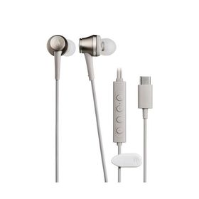 audio-technica USB Type-C用 ノイズキャンセリングイヤホン ATH-CKD7NC/ベージュゴールド Headphone/Earphone