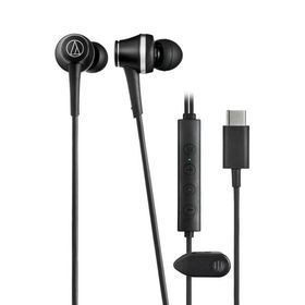 オーディオテクニカ ノイズキャンセリングUSB Type-C用イヤホン ATH-CKD7NC BK ブラック