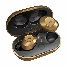 【中古】ラディウス radius HP-T200BT ノイズキャンセリング搭載 完全ワイヤレスイヤホン : Bluetooth対応 フルワイヤレス ANC 外音取り込み 左右分離型