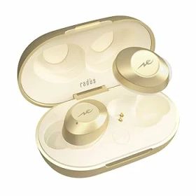 【中古】ラディウス radius HP-T200BT ノイズキャンセリング搭載 完全ワイヤレスイヤホン : Bluetooth対応 フルワイヤレス ANC 外音取り込み 左右分離型